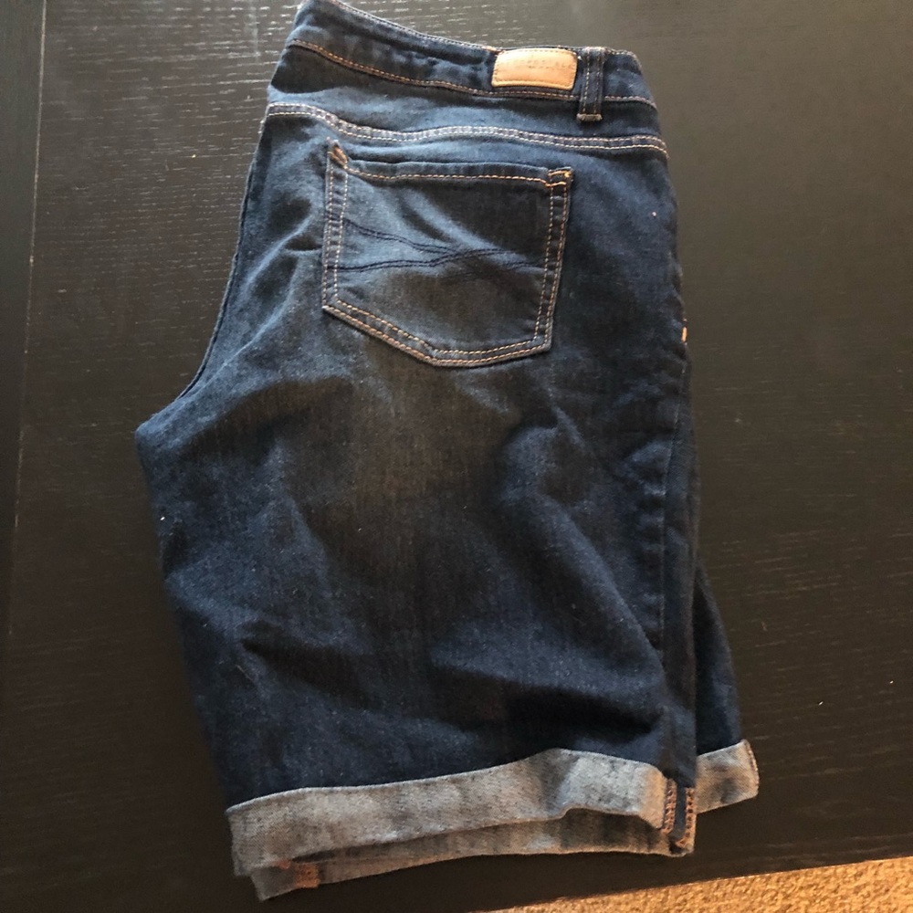 Blue bermuda shorts. Offers accepted.